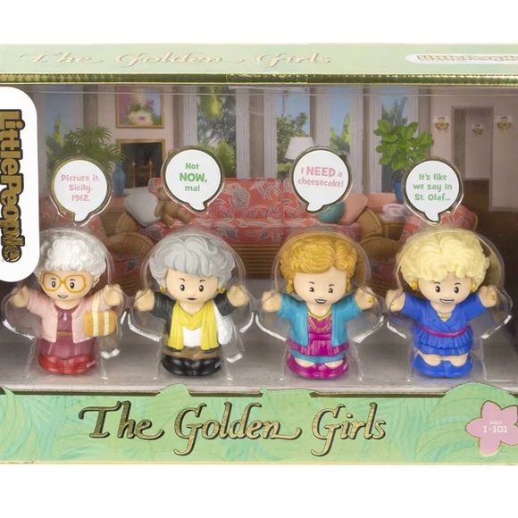 The Little People Collector Set - The Golden Girls 4-Figure Set NIB $40 - Picture 6 of 6